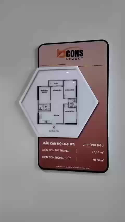 Bộ sưu tập căn hộ 3PN chỉ từ 3,6 tỷ tại Bcons NewSky - ảnh 2
