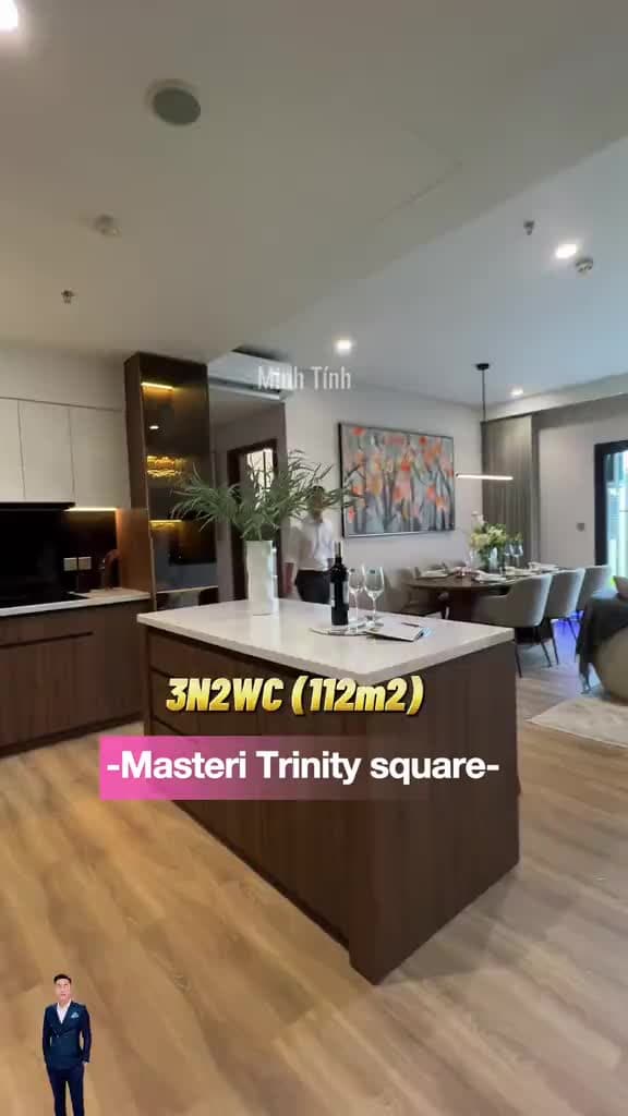 Căn 3N Masteri Grand Coast Ocean Park 2, 92m2 thông thuỷ, View nhìn trực diện bể bơi, Hồ tạo sóng, Ký HDMB mới CĐT - ảnh 2