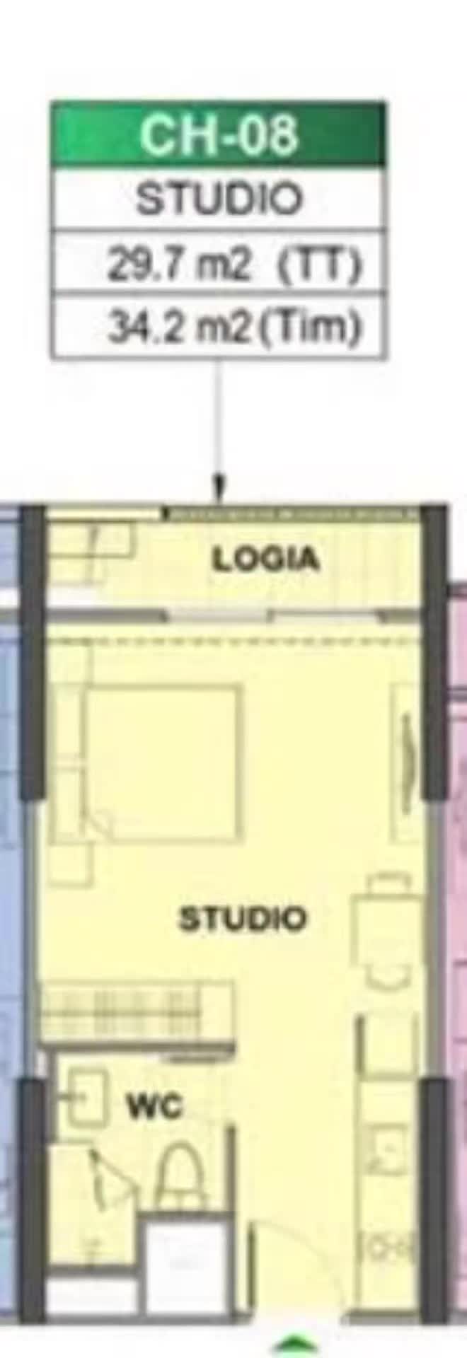 Căn studio LD1 Vinhomes Ocean Park Gia Lâm - ảnh 2