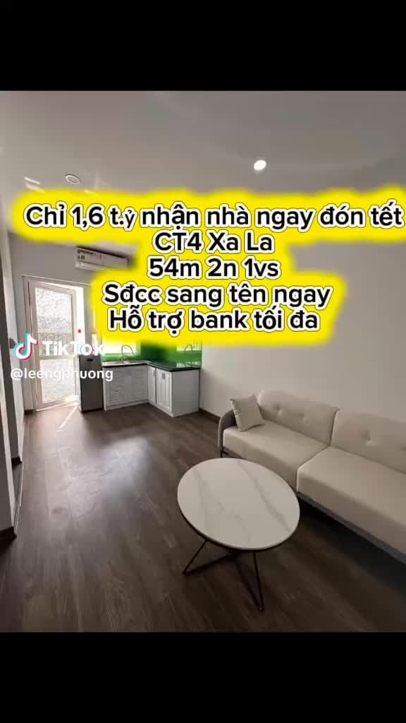 🔥 SẴN 2 TỶ NHẬN NHÀ NGAY – CT4 XA LA 54M², GIÁ CHỈ 3.3X TỶ 🔥 - ảnh 2