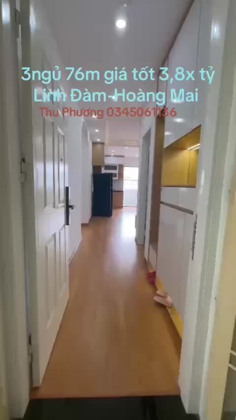 Căn hộ 76m2, 3PN 2WC full nội thất tại HH Linh Đàm, Hoàng Mai - ảnh 2